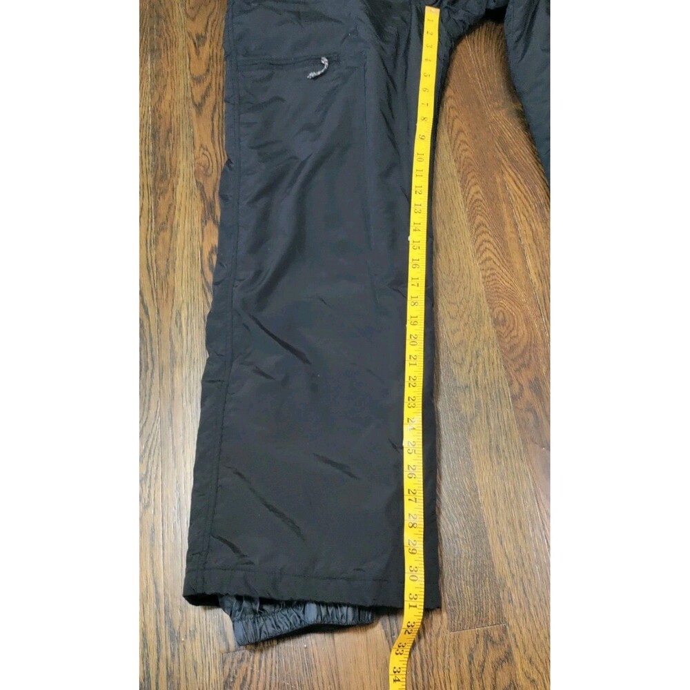 White Sierra Women's M Black Insulated Snow Bib Overalls Ski Pants Sledding EUC - Picture 8 of 8
